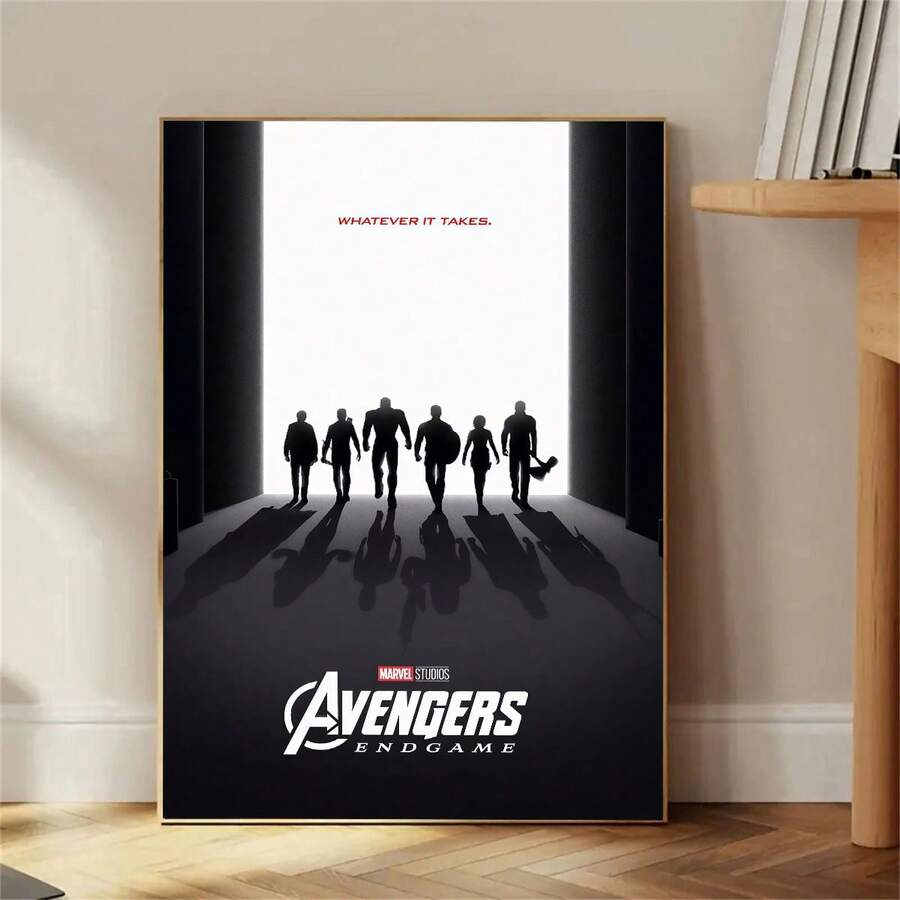 Tranh áp phích phim Avengers, thích hợp trang trí phòng khách, phòng ngủ và các không gian tường khác trong nhà; không khung. - Nhiều màu - Xem 1