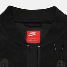Nike 男士 AS M NK TECH SHORI 针织棒球领夹克 IO0678-010 - 黑色 - 查看 3