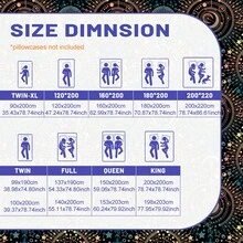 1件透气性极佳的星空图案床笠，柔软舒适的床垫罩，适用于卧室、客房和宿舍，床垫保护套，床上用品套装（不含枕套） - 彩色 - 查看 2
