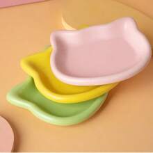 家用猫碗，塑料碗，猫粮碗，适用于罐装食品/冻干零食，家用喂食器 - 300ml - 查看 4