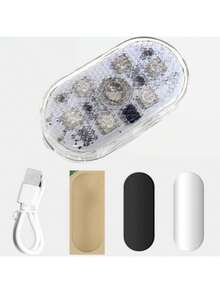 Car LED Touch Light, Atmosphere Light, Foot Light, Reading Light, Night Light - A - View 3