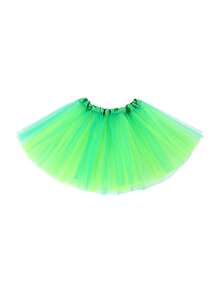 1pc Solid Color Vintage Polyester (Polyester) Tutu Skirt, Suitable For All Seasons, One-Time Performance Skirt, Practice Skirt, 30cm For Teenagers, 40cm For Adults, Costume Party Skirt, Mesh Skirt, Masquerade Ball Dress - A - View 23