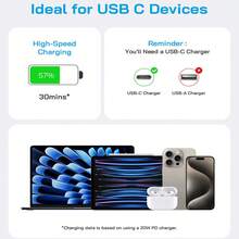20W 快充套装 [USB-C 墙充 + 100cm USB-C 转 USB-C 数据线] USB-C 充电及数据线，兼容 17、16、15、iPad 等系列 - 美規A型插(110-127V) - 查看 11