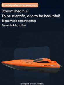 2.4GHz Remote Control Electric Boat Toy, Wireless Remote Control High Speed Boat Model, Electric Remote Control Boat Can Be Launched On Water, High Speed Simulation Electric Boat, Water Surface Small Boat Model, Simulation Dual Paddle Remote Control Boat - Multicolor - View 11