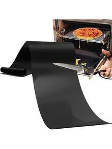 Rollo de forro extragrande para horno, estufas y parrillas, de 16 x 75 pulgadas, corte personalizado a medida, grueso y resistente, tapete de hornear de teflón antiadherente con protector reutilizable,40808173 - Rojo violeta - Ver 1