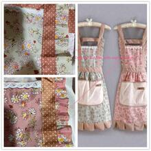 1pc Floral Pattern Vintage Style Apron, Women's Retro Flower Kitchen Apron, Adult Size, Floral Print Ruffle Apron, Suitable For Kitchen, Bathroom, Home Goods - Multicolor - View 8