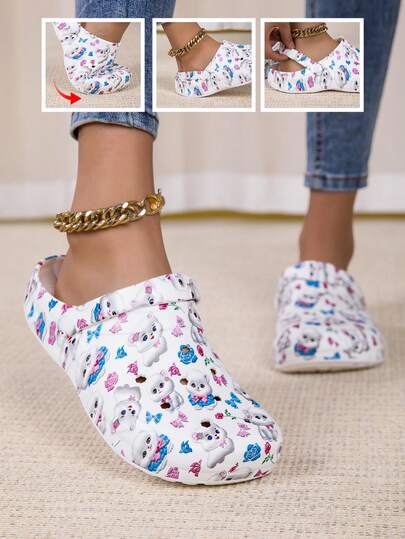 Sandalias planas y sueltas ajustables, adecuadas para el jardín, el descanso, los viajes, la playa, con punta cerrada