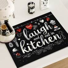 1 pezzo Copertura protettiva da tavolo, anti-graffio, resistente al calore. Adatta per piastre di cottura in vetro elettriche, coperchi per pentole, asse da stiro, macchine da caffè e altri elettrodomestici per la casa. Decorazione per la cucina di famiglia, feste, regali per coppie e il miglior regalo per gli amici. - Multicolore - Visualizzare 6