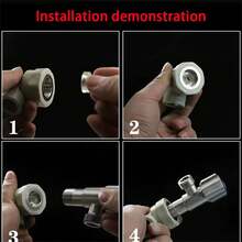 4pcs Universal Silicone Faucet Gasket, Plastic Hose Sealing Ring, Rubber Hose Plug With Locking Clamp, Household Pipe Waterproof Faucet Sealing Gasket - 10 Sealing Gaskets - View 4