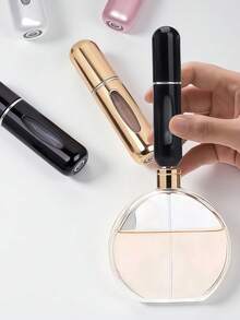 1pc/2pcs/3pcs/4pcs/5pcs 5ml Refillable Travel Spray Bottles, Travel Perfume Refill Bottles, Portable Perfume Decanting Containers, Cologne Travel Spray Bottles And Atomizers - Multicolor 5ml - View 1