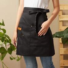 Waist Apron With Pockets Half Aprons Waiter Server Short Aprons For Kitchen Cooking Baking Artist Work Aprons,One Size - Multicolor - View 7