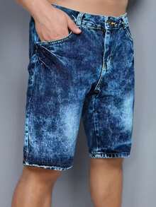 Men's Denim Bermuda Shorts Without Rips, Summer Fashion, 100% Premium Line, Spring And Summer - LAVAGEM JEANS 08 - View 2