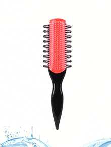 1/2/3/4/5/6/11/12件套全新9排梳子美发梳套装，侧槽设计增强卷发和分叉效果，干湿两用8齿梳，（6.8盎司/200毫升）多功能小型高压连续喷雾保湿旅行化妆水瓶 - 彩色 - 查看 16