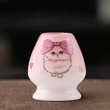 1pc/5pcs Flower Bud Gradient Cat Matcha Tea Set, Includes Matcha Bowl, Matcha Whisk, Matcha Cup, Stirrer, Tea Spoon, Tea Bowl Set, Matcha Preparation Tools, Dessert & Beverage Making Tools, Japanese Gift Box, Matsukane Matcha Stirring Set, Gift For Matcha Lovers - Multicolor - View 10