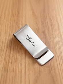 Personligt sedelklämma i rostfritt stål, graverad gåva, marskalkar, make, årsdag, graverad pappa - Multifärgad - Visa 6