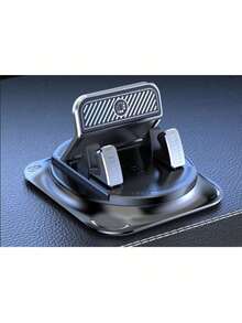 Universal Car Dashboard Mount Holder, 360° Rotatable Adjustable Stable Phone Holder For Navigation, Call And Message, Fits All Phones - Black - View 1