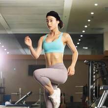 8条装女士防滑弹力柔软运动头带，吸汗头带，适合成人男女运动、旅行健身发带跑步发饰瑜伽头巾运动吸汗带 - 彩色 - 查看 5