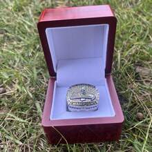 Silver Color Rhinestone 2013 Football Championship Ring With Box For Men - Ring With Box - View 1