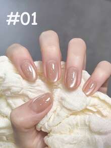 12毫升/瓶 浅烟熏猫眼16色美甲胶套装 粉色 蓝色 透明 裸色 玻璃珠 磁铁猫眼凝胶指甲油 紫色指甲 绿色指甲 2026新款 冰透明月光猫眼指甲油 蓝白色指甲 粉色指甲 美甲透明指甲 适用于指甲和脚趾甲 UV灯美甲沙龙专用美甲用品 可爱美甲美甲工具 - 彩色 - 查看 9