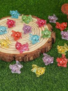 10/20个迷你树脂闪亮墨西哥钝口螈摆件，可爱精致的装饰品，非常适合DIY仙女花园/玻璃生态瓶/盆栽植物装饰/微景观工艺/花园装饰/汽车内饰配件/派对礼品，理想的生日礼物（颜色随机） - 彩色 - 查看 5