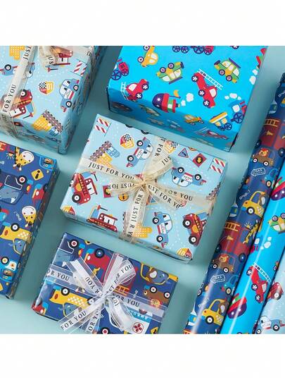 6/12件套玩具车组合礼盒、礼品包装纸、情侣礼品包装纸、红玫瑰礼品册、鞋盒、花束DIY包装纸套装、高端礼品包装纸、生日礼品包装纸、可爱礼品包装纸、情人节装饰纸、背景纸