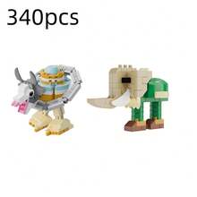 Mini Cartoon Plastic Puzzle Building Blocks Figures, Random Style, Holiday Gift, Quality Assembly Experience, DIY, Durable Materials - Multicolor - View 12