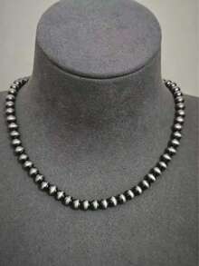 High Quality Women's Vintage European & American Bohemian Style Western Pearl Layered Necklace Set, Each Length Can Be Purchased Separately, Best Layered Effect, Suitable For Daily Wear Or Gatherings - Antique Silver - View 17
