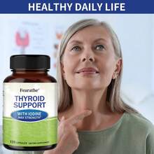 Fearathe Vitamin B12 Capsules – Supports Metabolism And Thyroid Health, Maintains Energy - 120 Capsules - 1 Bottle - 查看 4
