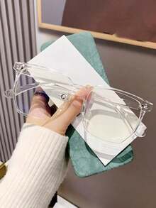 1副/5副装 男士日常佩戴方形透明镜片眼镜 - 5PC - 查看 6