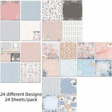 Bộ giấy thủ công Garden Ivy 24 tờ - Họa tiết hoa và chấm bi, giấy nền trang trí cho sổ lưu niệm, làm thiệp và các dự án nghệ thuật giấy, tông màu tím và xanh lá cây, vật liệu cần thiết để làm thiệp | Giấy chấm bi | Chất liệu cao cấp, vật liệu thủ công giấy - Nhiều màu - Xem 17