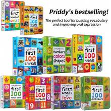 Lachilly Primele 100 de cuvinte / Animale / Numere Culori Formă / Camioane Carte de vocabular pentru învățarea timpurie a limbii engleze pentru copii, iluminare cognitivă (Seria Primele 100) Cărți ilustrate - Multicolor - Vizualizare 2