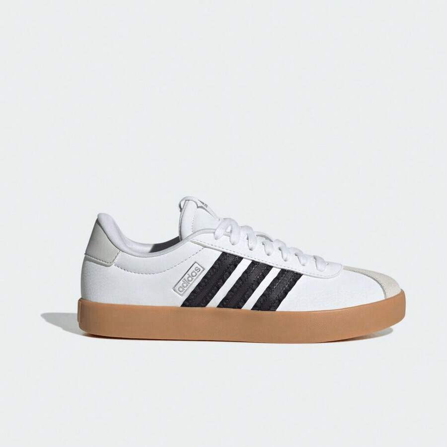 Adidas Women's VL COURT 3.0 Casual Sports Shoes, Low-Top IH6600 - Black and White - View 1