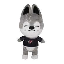 Cute Style Star Idol Plush Doll, Cute Cartoon Animal Stuffed Toy With Black Shirt, Fan Collection Gift, Valentine's Day Gift - 彩色 - 查看 9