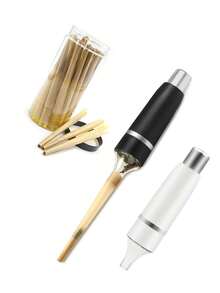 50 piezas de papel de liar ultrafino de combustión lenta, incluye herramienta de relleno, experiencia de fumar suave, material de papel - Multicolor - Ver 4