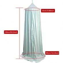 AUSALLA 1件装多功能婴儿床罩，遮光、防尘、防蚊、亲肤、透气，保护宝宝睡眠 - 薄荷綠 - 查看 3