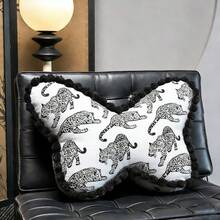 1pc Ancient And Luxurious Butterfly Shaped Embroidered Pillow, 23.62x15.75-Inch Decorative Pillow, Machine Washable, Suitable For Sofa, Living Room, Bedroom, And Office Decoration - 60*50cm - View 9