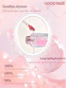 GOGO TALES GOGOTALES 甜美芭蕾透明唇彩，滋润持久，不易晕染，清新柔和的裸色调，如玻璃般光滑的质地，适合学生和约会使用。 - G03# ROSE GAUZE - 查看 6