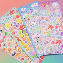 Hình dán xốp dễ thương, chủ đề thức ăn hoạt hình, trái cây, sinh vật biển, hình dán trang trí giáo dục cho trẻ em, hình dán xốp đáng yêu, dùng cho sổ lưu niệm, hình dán phần thưởng. - Nhiều màu - Xem 1