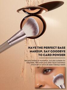 35PCS Makeup Tools Set Including:15PCS Makeup Brush Set+4PCS Makeup Sponges+4PCS Mini Makeup Sponges+4PCS Triangle Powder Puffs+4PCS Mini Air Cushion Powder Puffs+1pc Hairband+2PCS Hand Bowl Strap+1pc Facial Cleansing Sponges - Brown - View 4