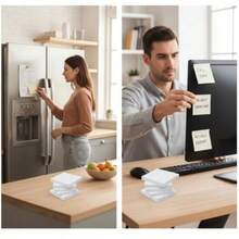 White Sticky Notes 6 Pads 3 X 3 Inch 100 Sheets/Pad Self-Stick Notes Pads 600 Sheets Total - trắng - Xem 6