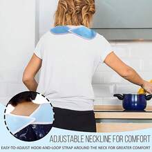 Extra Large & Wide Size, Waterproof & Stain-Resistant, Reusable, Suitable For Nursing Homes & Home Care, Solving The Problem Of Elderly & Dementia Patients Soiling Clothes During Meals, A Worry-Free Nursing Care Option. - Red Upgraded Version - View 7