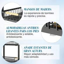 Organizador de 2 Niveles Bajo Fregadero de Cocina, Organizadores de Cocina ExtraíBles de y Organizador Multiusos,cajón Deslizante Metal, Especieros - Negro - Ver 5