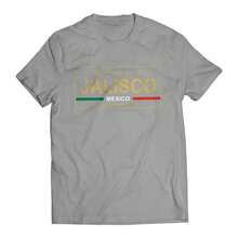 Jalisco Mexico License Plate T-Shirt - Playera con Placa de Carro Men's Graphic T-Shirt - Blanco y negro(no personalizable) - Ver 7