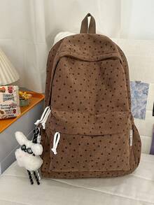 Ba lô nữ sinh họa tiết chấm bi hình ngôi sao phiên bản Hàn Quốc, ba lô nhỏ xinh dành cho nữ sinh đại học. - Nhiều màu - Xem 7