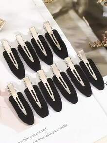 20pcs Colorful Clip-Less Hair Clips For Girls, Minimalist Side Bangs Clips, Sweet & Versatile, Damage-Free, Suitable For Daily Use And Back To School - Multicolor - View 4