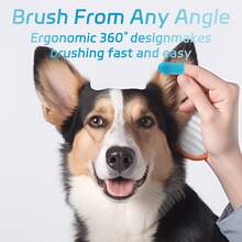 Dog Super Soft Pet Finger Toothbrush Teeth Cleaning Silicone Tooth Brush Tool Dog Cat Cleaning - Multicolor - View 6