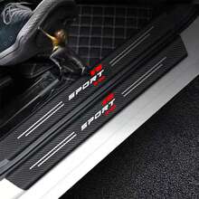Car Trunk Sill Plate Scratch-Resistant Sticker Decal Car Door Welcome Pedal Scratch Protection Strip For Most Cars - SP-rED - View 5
