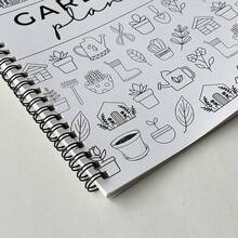 Jurnal de udare și îngrijire a plantelor de interior - Jurnal de planificare a grădinii cu pictograme de plante, ideal pentru organizarea casei și a biroului, organizator de planificare a grădinii cu spirală, consumabile de grădinărit - o marime - Vizualizare 9