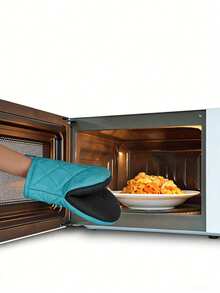 Multi-Functional Heat Resistant Pot Mat, Oven Mitts For Kitchen Use - Multicolor - View 8