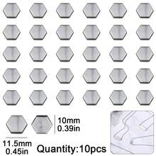 10/20件装不锈钢不规则冲压托盘，DIY珠宝制作，手工串珠工艺用品 - diy - 查看 15